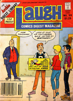 Laugh Comics Digest Magazine #59 by John L. Goldwater, Richard H. Goldwater