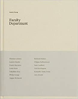 Faculty Department by Lucy Brook, Justin Chung, Sean Hotchkiss, Chris Wallace, Kevin Burrows