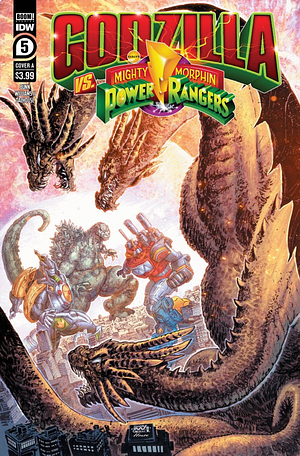Godzilla vs. The Mighty Morphin Power Rangers #5 by Cullen Bunn