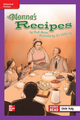 Reading Wonders Leveled Reader Nonna's Recipe: Ell Unit 6 Week 2 Grade 4 by 