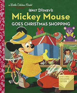 Walt Disney's Mickey Mouse Goes Christmas Shopping Little Golden Book by Annie North Bedford