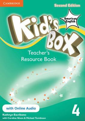 Kid's Box American English Level 4 Teacher's Resource Book with Online Audio by Kathryn Escribano