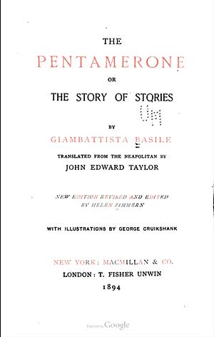 The Pentamerone (the Story of Stories) by Giambattista Basile