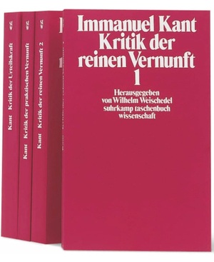 Die drei Kritiken, 4 Bde. by Immanuel Kant