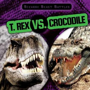 T. Rex vs. Crocodile by Michael Sabatino