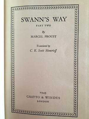 Swann's Way, Part Two by Marcel Proust