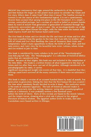 The First Book of Adam And Eve with Biblical Insights and Commentaries - 1 of 7 - Chapter 1 - 13: The Conflict of Adam and Eve with Satan by Ambassador Midas Touch Gems, Rutherford Hayes Platt