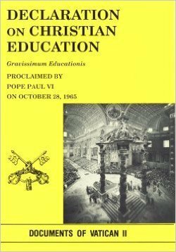 Gravissimum Educationis: Declaration on Christian Education by Second Vatican Council, Pope Paul VI