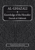 Knowledge of the Hereafter by Abu Hamid al-Ghazali