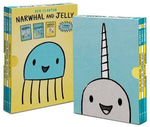 Narwhal and Jelly Box Set (Books 1, 2, 3, and Poster) by Ben Clanton