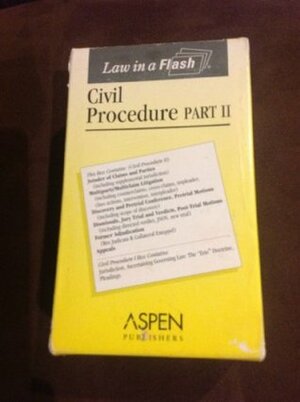 Civil Procedure 2, Law in a Flash Card Set by Lazar Emanuel