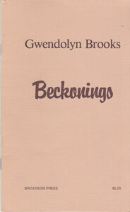 Beckonings by Gwendolyn Brooks