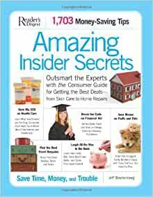 Amazing Insider Secrets: 1703 Money Saving Tips by Jeff Bredenberg