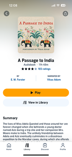 A passage to inida by E.M. Forster