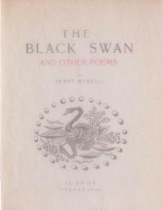 The Black Swan and Other Poems by James Merrill