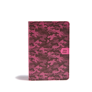 CSB On-The-Go Bible, Pink Camouflage by Csb Bibles by Holman
