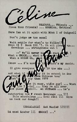 Guignol's Band: Novel by Louis-Ferdinand Céline