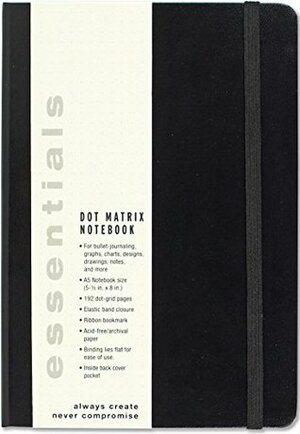 Essentials Dot Matrix Notebook, A5 size (Diary, Journal) by 