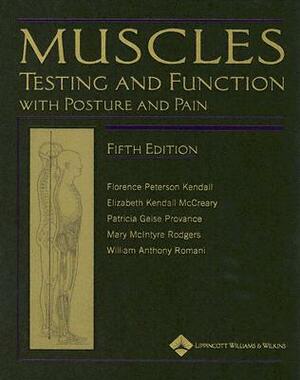 Muscles: Testing and Function, with Posture and Pain [With CDROM] by Elizabeth Kendall McCreary, Patricia G. Provance, Florence P. Kendall