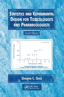 Statistics and Experimental Design for Toxicologists and Pharmacologists by Shayne C. Gad