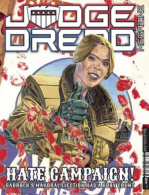 Judge Dredd Megazine 442 by James Peaty, Dan Abnett, Garth Ennis, Annie Parkhouse, John Wagner, T.C. Eglington