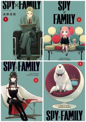 Spy x Family, Vol. 1-4 by Tatsuya Endo