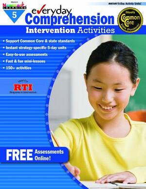 Everyday Comprehension Intervention Activities Grade 5 Book Teacher Resource by Sandy Riggs