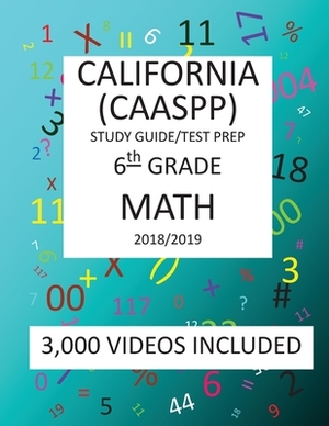 6th Grade CALIFORNIA CAASPP, MATH, Test Prep: 2019: 6th Grade California Assessment of Student Performance and Progress MATH Test prep/study guide by Mark Shannon