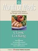 Classic Cooking by American Diabetes Association