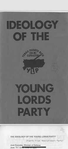 The Ideology of the Young Lords Party by Denise Oliver-Velez, Pablo Guzman, Juan Ortiz
