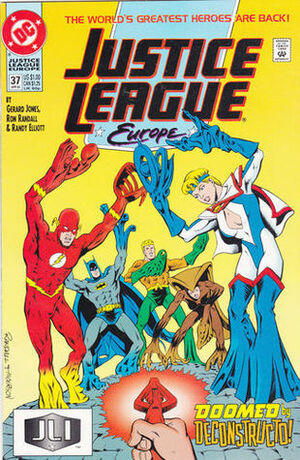 Justice League Europe (1989-1993) #37 by Randy Elliott, Gerard Jones, Ron Randall