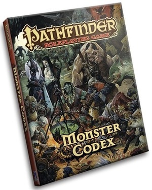 Pathfinder Roleplaying Game: Monster Codex by Jason Rainville, Subroto Bhaumik, Alexandre Chaudret, Brynn Metheny, Owen K.C. Stephens, Robert N. Emerson, Tom Phillips, Milivoj Ćeran, Dave Allsop, Helge C. Balzer, Damien Mammoliti, Stephen Radney-MacFarland, Logan Bonner, Patrick Renie, Neil Spicer, Alberto Dal Lago, Wayne Reynolds, Tim Kings-Lynne, Mark Seifter, Thomas M. Reid, Jason Engle, Sean K. Reynolds, Dennis Baker, Wayne England, Mark Molnar, Mark Moreland, David Alvarez, Jason Bulmahn, Jorge Fares, Ross Byers, Jesse Benner, Ben Wootten, Diana Martinez, Roberto Pitturru, Fabio Gorla, Jonathan H. Keith, Maichol Quinto, Russ Taylor, Tork Shaw, Mike Allen, Dale C. McCoy, Christof Grobelski, John Compton, Firat Solhan