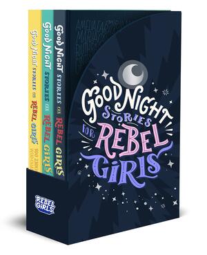 Good Night Stories for Rebel Girls 3-Book Gift Set by Francesca Cavallo, Elena Favilli