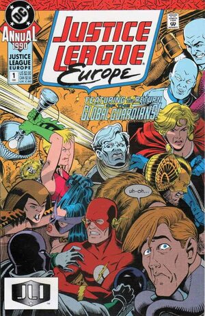 Justice League Europe Annual 1990 by Keith Giffen