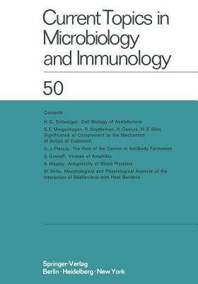 Current Topics in Microbiology and Immunology: Ergebnisse Der Mikrobiologie Und Immunitätsforschung by F. Cramer, W. Arber, W. Braun