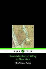 Knickerbocker's History of New York by Diedrich Knickerbocker