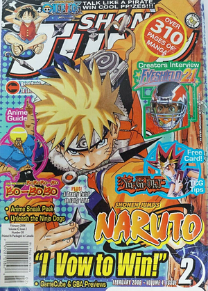 Shonen Jump, February 2006 Vol. 4 Issue 2 by Eiichiro Oda, Kazuki Takahashi, Hiroyuki Takei, Yumi Hotta, Masashi Kishimoto, Takeshi Obata, Kentaro Yabuki, Yoshihiro Togashi
