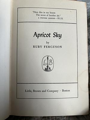 Apricot Sky by Ruby Ferguson