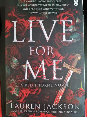 Live for Me: An Addictive and Steamy Vampire Mystery Romance (Red Thorne Book 2) by Lauren Jackson