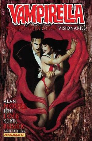 Vampirella Masters Series Vol, 4: Visionaries by Mark Texeira, Amanda Conner, Kurt Busiek, Steve Lieber, Stephen Segovia, Bruce Timm, Michael Golden, Liam Sharp, Arthur Adams, Jimmy Palmiotti, Forest J. Ackerman, Christopher J. Priest, Phil Hester, Tim Sale, Jeph Loeb, Ty Templeton, Alan Moore, Gary Frank