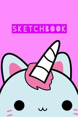 Sketchbook: Unicorn Cat Cute Kawaii Pink Design by Frasier Cheng-Binns