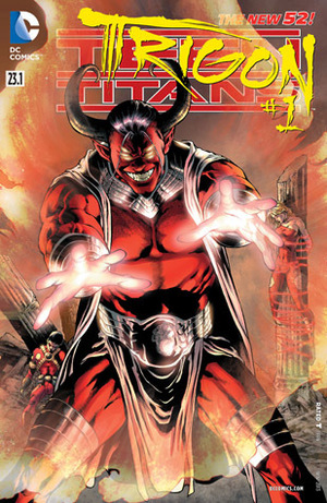 Teen Titans (2011-2014) #23.1: Featuring Trigon by Eddy Barrows, Marv Wolfman, Cafu, Jason Wright