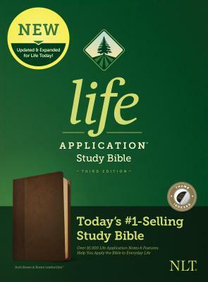 NLT Life Application Study Bible, Third Edition (Leatherlike, Dark Brown/Brown, Indexed) by 