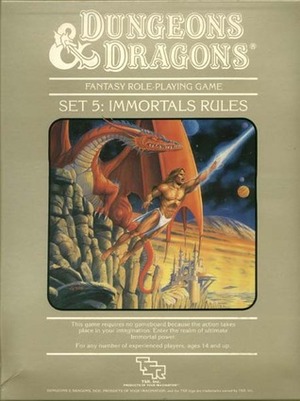 Dungeons and Dragons Fantasy Role-Playing Game Set 5: Immortals Rules by Frank Mentzer