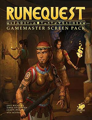 RuneQuest - GameMaster Screen Pack by Sandy Petersen, Jeff Richard, Greg Stafford, Jason Durall