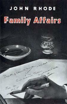 Family Affairs by John Rhode