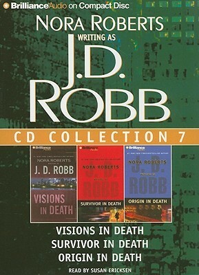 J.D. Robb CD Collection 7: Visions in Death, Survivor in Death, Origin in Death by J.D. Robb