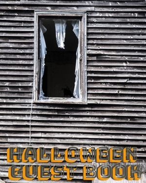 omg Scary halloween themed Haunted House guest book by Michael Huhn