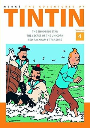 The Adventures of Tintin Volume 4: The Shooting Star / The Secret of The Unicorn / Red Rackham's Treasure by Hergé