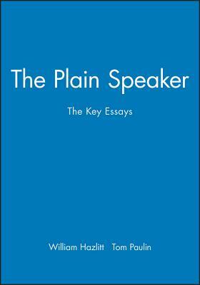 Plain Speaker by William Hazlitt